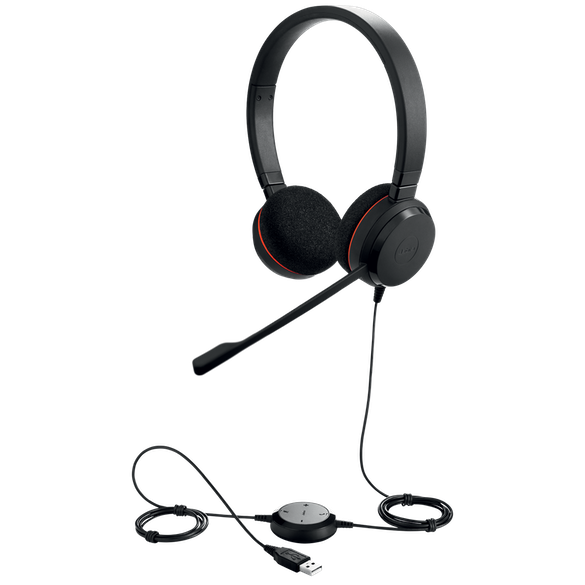 Jabra EVOLVE 20, USB-A, Stereo, MS