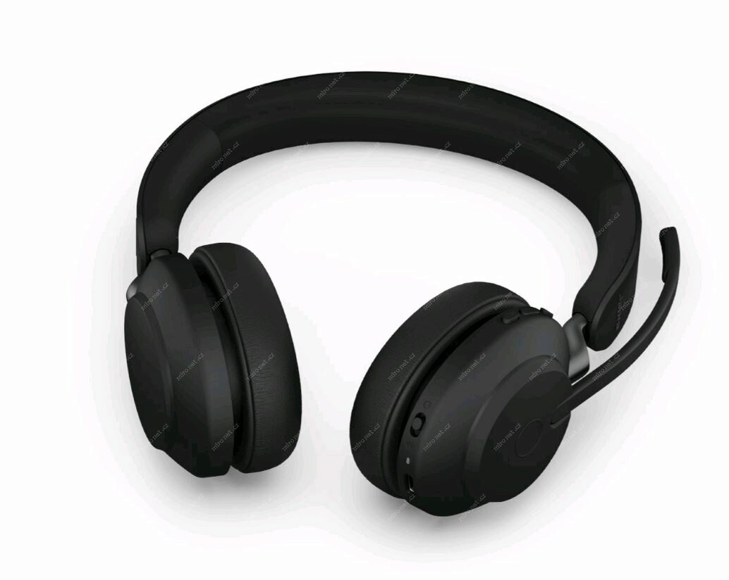 Jabra Evolve2 65, Link380c MS Stereo Stand Black