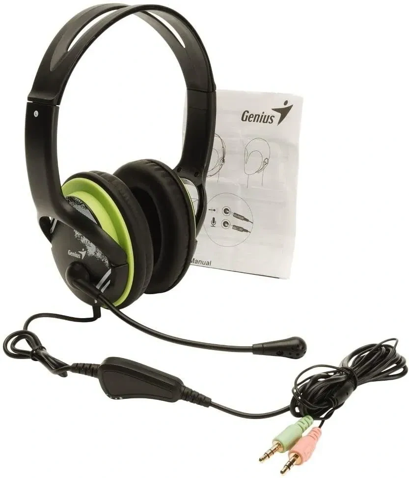 Genius headset - HS-400A, 113 dB, 40 mm reproduktory pro hluboké basy