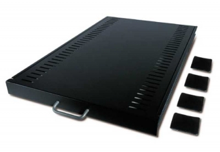 Standard Duty Sliding Shelf 1U 45,5 kg Black