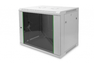 Digitus 9U nástěnná skříň, Dynamic Basic 505x600x450 mm, barva šedá (RAL 7035)