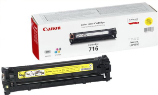 Canon toner cart. CRG-716Y yellow (CRG716Y)