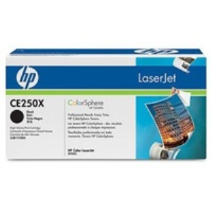 HP CE250X Toner 504X pro CLJ CP3525, (10 500str), Black