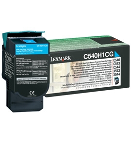 C540, C543, C544, X543, X544 2K Cyan HY RP Toner Cart