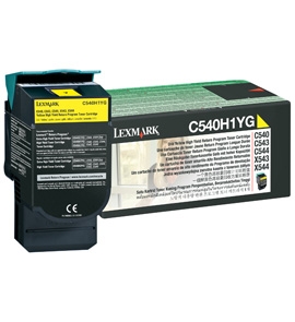 C540, C543, C544, X543, X544 2K Yellow HY RP Toner Cart