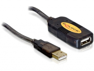 Delock USB 2.0 kabel, prodlužující A-A samec/samice 10m, aktivní