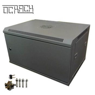 19' OCRACK OCC-04U-4P rozvaděč nástěnný 4U/450mm plechové dveře