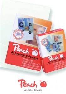 PEACH laminovací folie lesklé, 100ks Credit Card, 54x86mm, 125mic