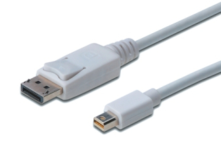 Digitus DisplayPort připojovací kabel, mini DP/M - DP/M 2.0m