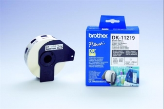 Brother - DK 11219 (papírové / kulaté, průměr 12 mm - 1200 ks)