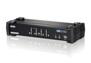 ATEN 4-portový přepínač KVM ™ DVI Dual Link/ se zvukem CS1784A