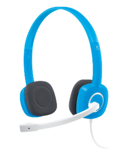 Logitech náhlavní souprava Headset H150 Blueberry, stereo