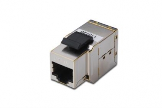 Digitus Modulární spojka CAT 6A, stíněná RJ45 až RJ45, připevnění na panel