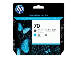 HP C9404A No. 70 Matte Black and Cyan Printhead pro DJ Z2100