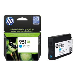 HP 951XL Cyan Ink Cartridge (1500 stran)