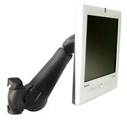 ERGOTRON 400 Series Wall Mount LCD Arm, nástěnný držák,max 24"LCD černý