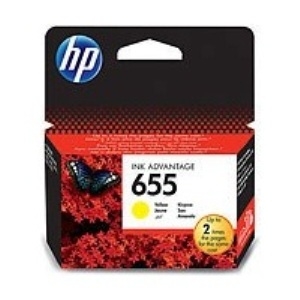 HP CZ112AE Ink Cart No.655 pro DJ4615, 5525, 600str.,  Yellow