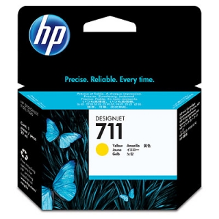 HP CZ132A No. 711 Yellow Ink Cart pro DSJ T120, 29 ml