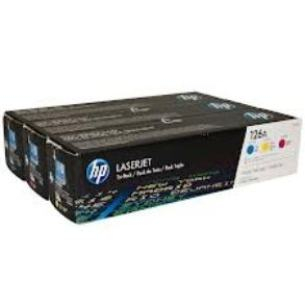 HP CF341A Toner 126A pro CLJ CP1025/M275, (3x1000str) CMY CE311A - 313A