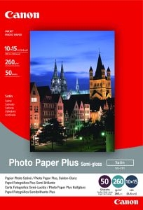 Canon fotopapír SG-201 - 10x15cm (4x6inch) - 260g/m2 - 5 listů - pololesklý