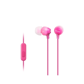 SONY MDR-EX15AP - Sluchátka do uší s mikrofonem - Pink