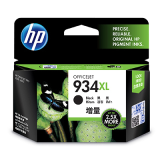 HP C2P23AE Ink Cart No.934XL pro OJ Pro 6830,1000str.,  Black