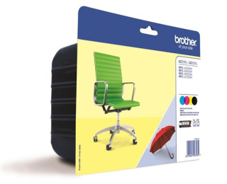 LC-229VALBP (inkoust multipack - černá + tři barvy) - pouze MFC-J5xxxDW