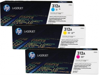 HP CF440AM Toner 312A pro LJ Pro M476dn, M476dw, M476nw, (3x2700str), CMY  CF381A-383A