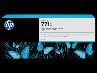 HP B6Y12A No. 771C Light Cyan Ink Cart pro DJ Z6200/Z6600/Z6800, 775 ml
