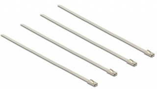 Delock dvacet kusů stahovacích pásků z nerezové oceli L 200 x W 4.6 mm