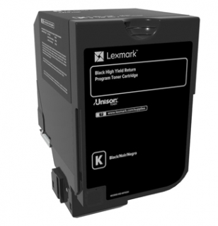 CS720, CS725 Black High Yield Return Programme Toner Cartridge - 20 000 stran
