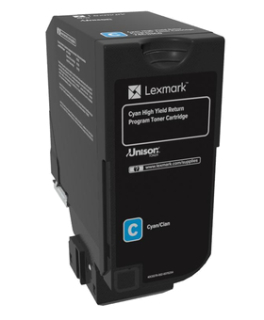 CS725 Cyan High Yield Return Programme Toner Cartridge - 12 000 stran
