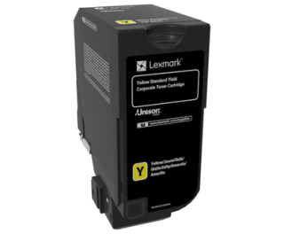 CS720, CS725, CX725 Yellow Standard Yield Corporate Toner Cartridge - 7 000 stran