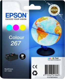 EPSON cartridge T2670 barevná (globus)