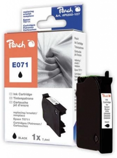 PEACH kompatibilní cartridge Epson T0891, Black, 8,1 ml