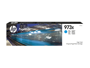 HP F6T81AE 973X High Yield Cyan Original PageWide Cartridge