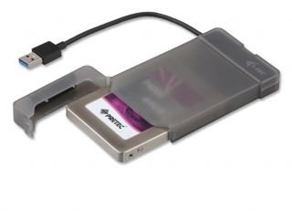 i-Tec MySafe Easy externí case pro 2,5" SATA I/II/III SSD, USB3.0, Black - bez HDD