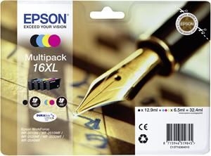 EPSON cartridge T1636 (black/cyan/magenta/yellow) multipack (pero) XL