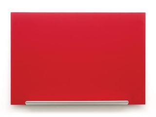 Skleněná tabule Diamond glass 126x71,1 cm, red