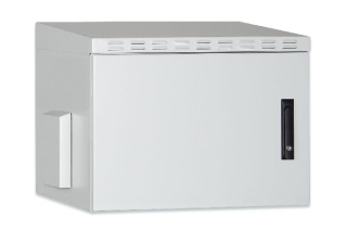 Digitus 9U nástěnná skříňka, venkovní, IP55 579x600x600 mm, barva šedá (RAL 7035)