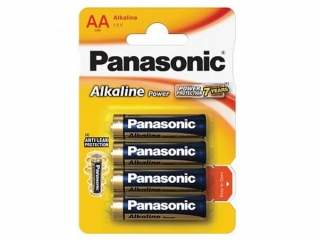 Panasonic LR6 Alkaline Power (alkalická; AA; 1,5V; BL4) 4ks - Blister