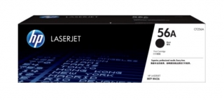 HP 56A Black LaserJet Toner Cartridge (CF256A)