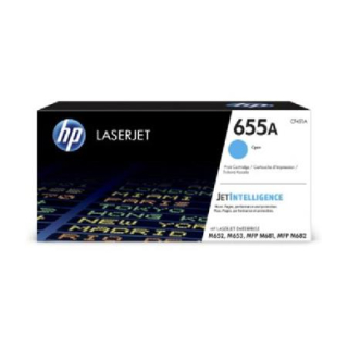 HP 655A Cyan Original LaserJet Toner Cartridge (CF451A)
