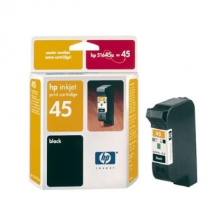 HP 51645AE Ink Cart No. 45 pro DJ7x0,8xx,930,95x,970,990,1x20C, 42ml, Black