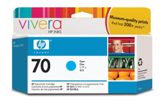 HP C9452A No. 70 Cyan Ink Cart pro DJ Z2100, 130ml