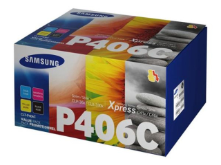 HP - Samsung toner CMYK sada CLT-P406C pro CLP - 360/365/CLX-3300/3305/C410/C460 - 1500/1000 str.