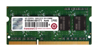 Transcend paměť SODIMM DDR3 4GB 1600MHz, 1Rx8, CL11