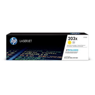 HP CF542X 203X High Yield Yellow Original LaserJet Toner Cartridge