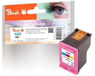 PEACH kompatibilní cartridge HP F6U65A, No 302, color, 7.5ml