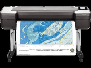HP DesignJet T1700dr 44-in Printer - A0